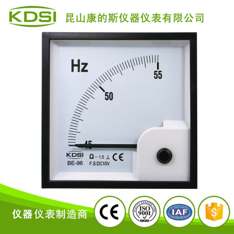 指针式直流电压表 频率表BE-96 DC10V 45-55HZ