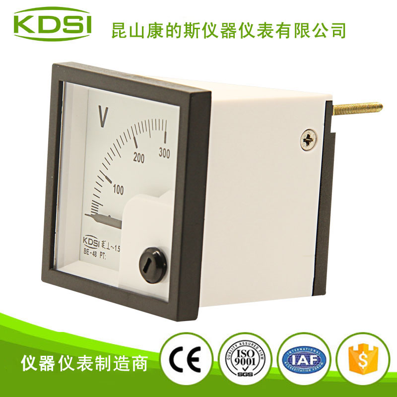 指针式交流电压表 BE-48 AC300V 配电柜用