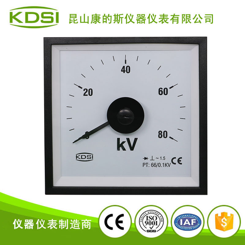 指针式交流伏特表头BE-96W AC80KV 66-0.1KV整流式