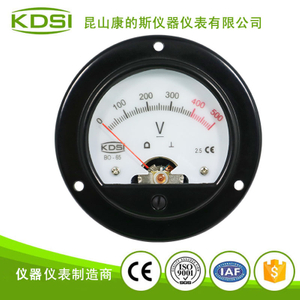 指针式直流电压表 BO-65 DC500/6V圆形背光表