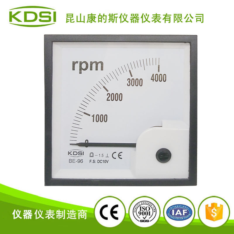 指针式直流电压表转速表 BE-96 DC10V 4000RPM