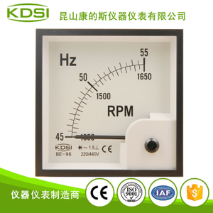指针式频率表+转速表 BE-96 45-55HZ +1350-1650RPM