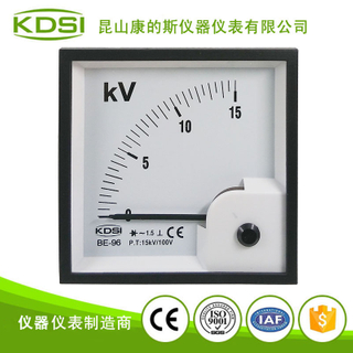 指針式交流電壓表 BE-96 AC15KV-100V整流式