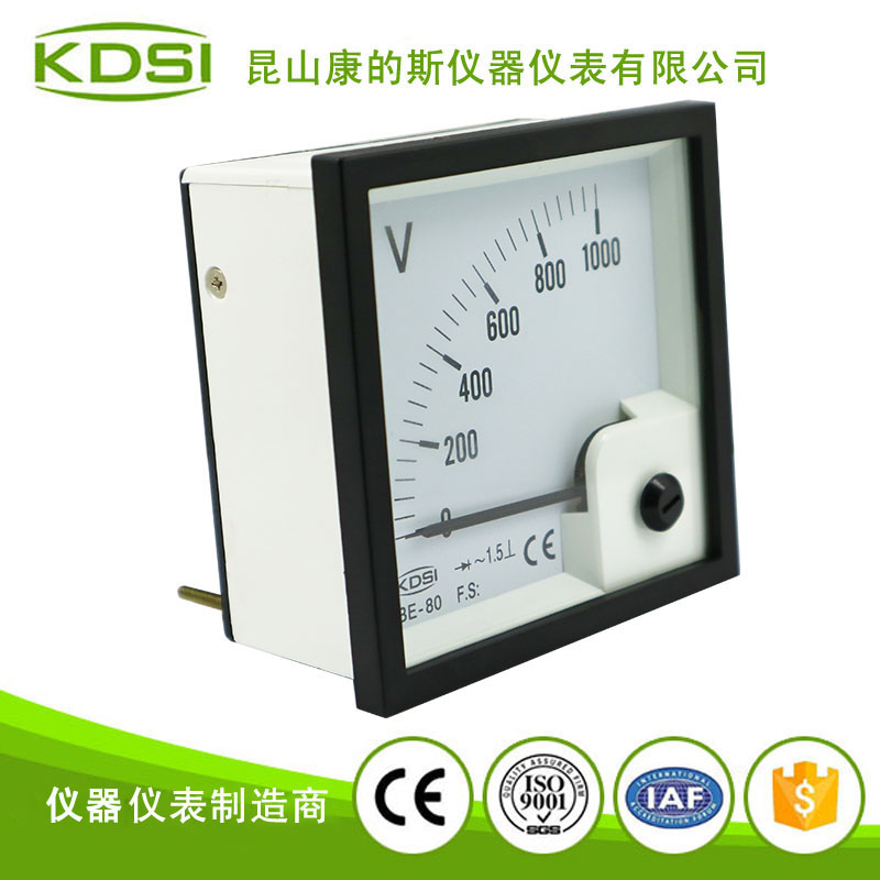 指针式交流电压表BE-80 AC1000V整流式