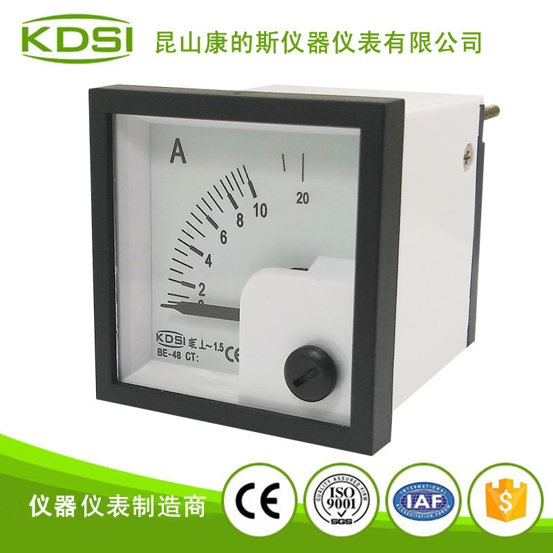 指针式交流电流测量仪 BE-48 AC10A 配电柜用表