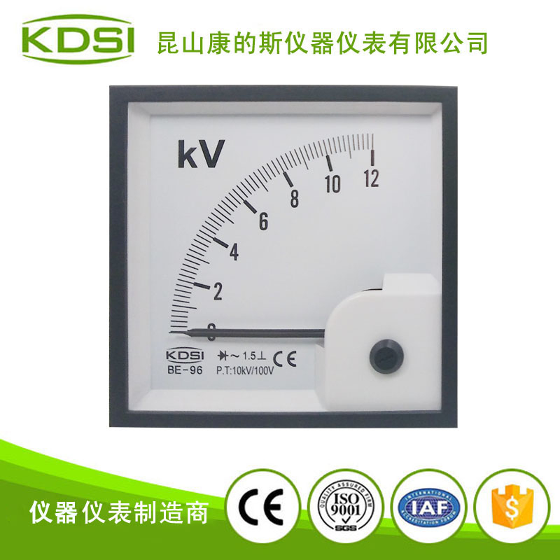 指针式整流型交流电压表 BE-96 AC12-10KV/100V