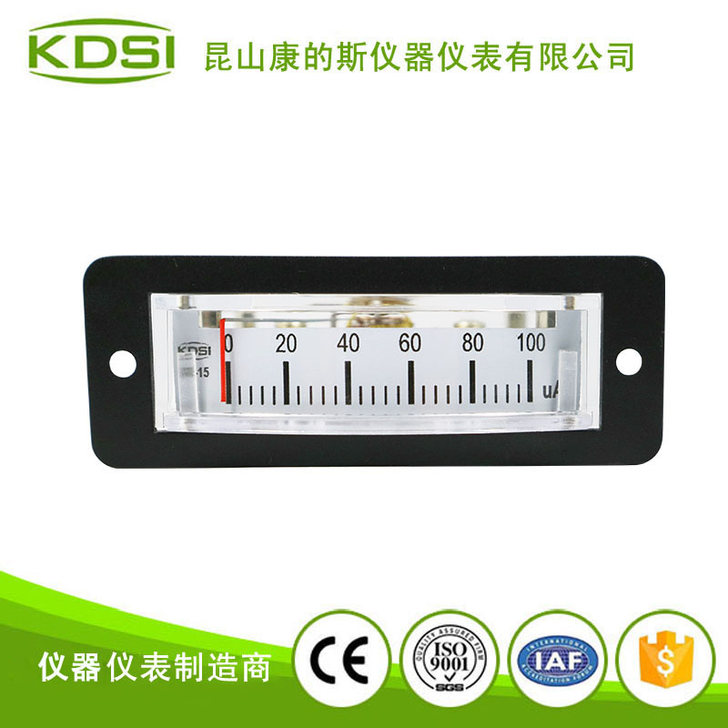 指针式 槽型直流电流表BP-15 DC100uA