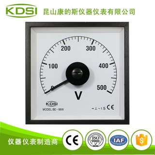 指针式整流型交流电压表 BE-96W AC500V 广角度电压表