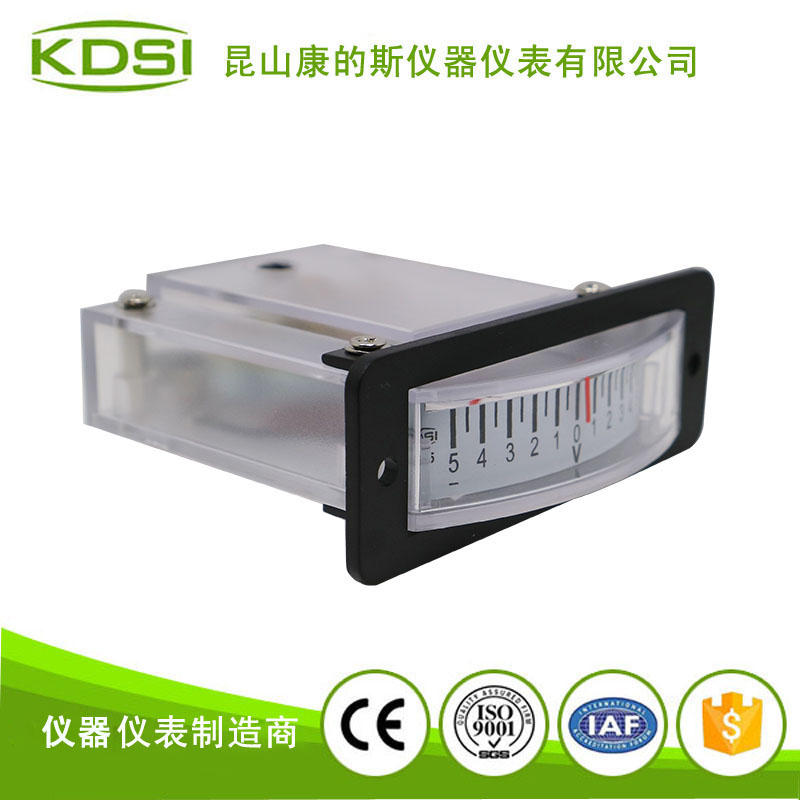 指针式槽型直流电压表 正负仪表BP-15 DC+-5V