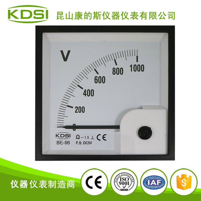 指针式直流电压表BE-96 DC5V 1000V