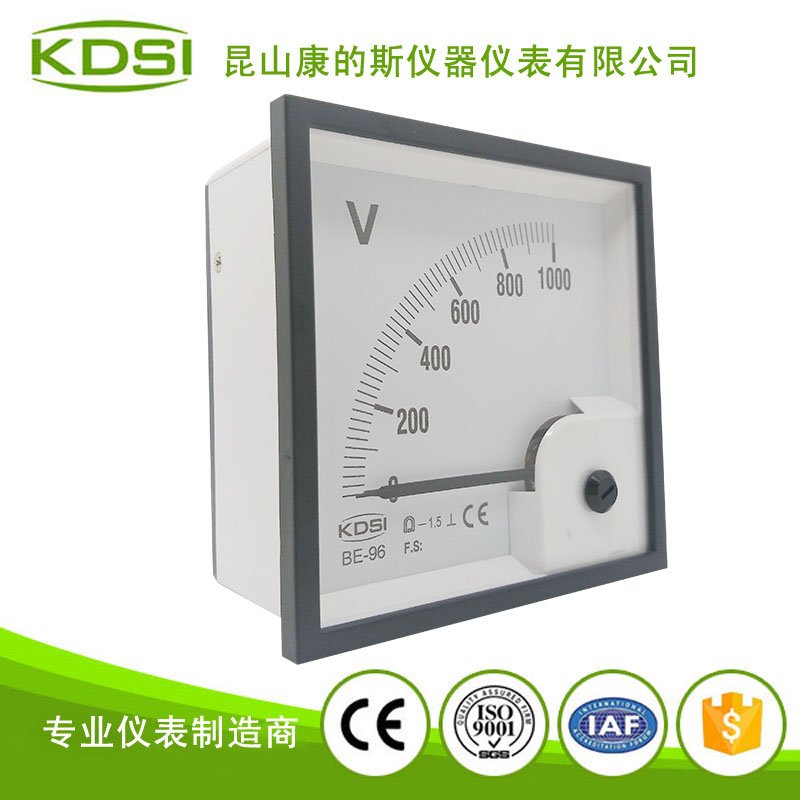指针式直流电压测量仪表 BE-96 DC1000V