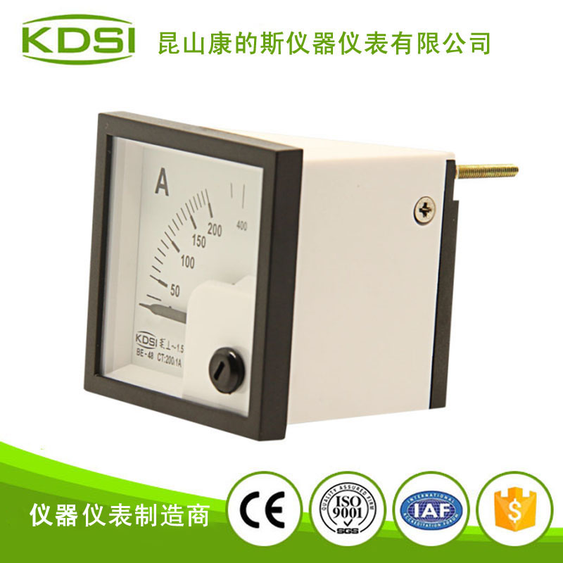 電流測量表頭 指針式交流安培表BE-48 AC200/1A
