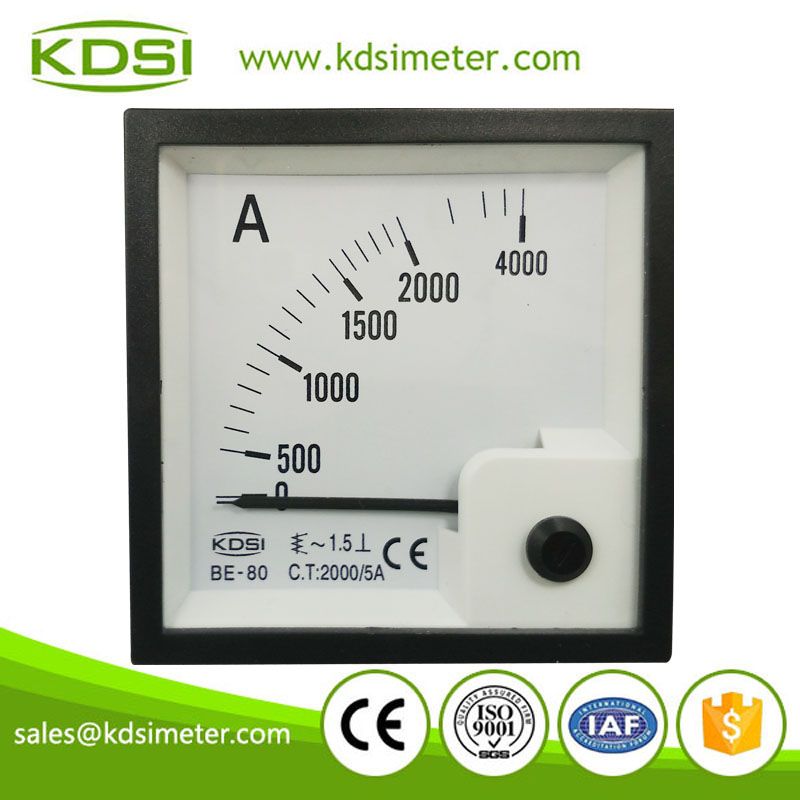 指針式交流電流表 BE-80 AC2000/5A