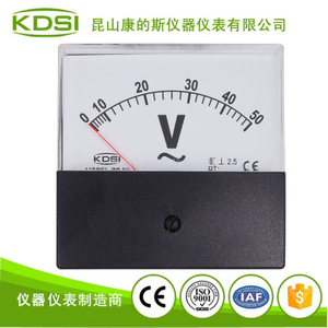 指针式交流电压测量伏特表BP-80 AC50V黑盖