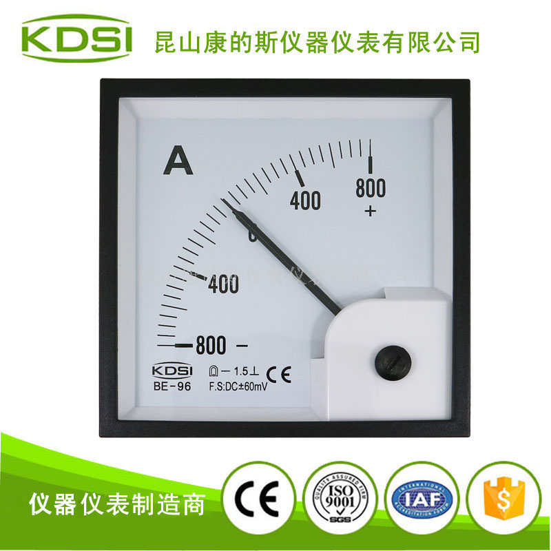 轨道交通指针电流测量用表BE-96 DC+-60mV+-800A