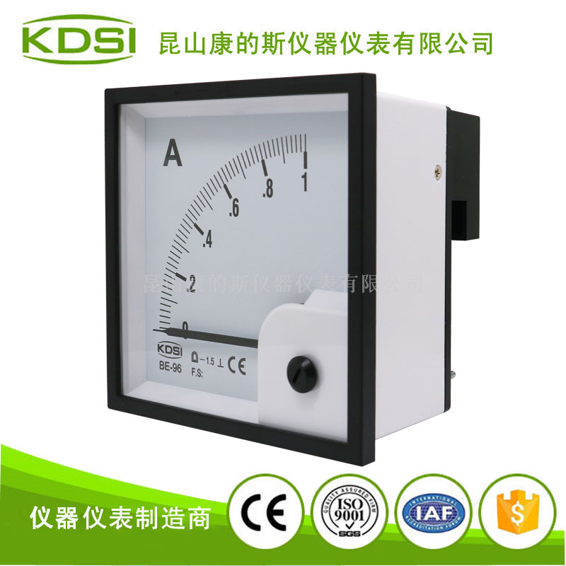 刻度盘指针显示直流电流表BE-96 DC1A