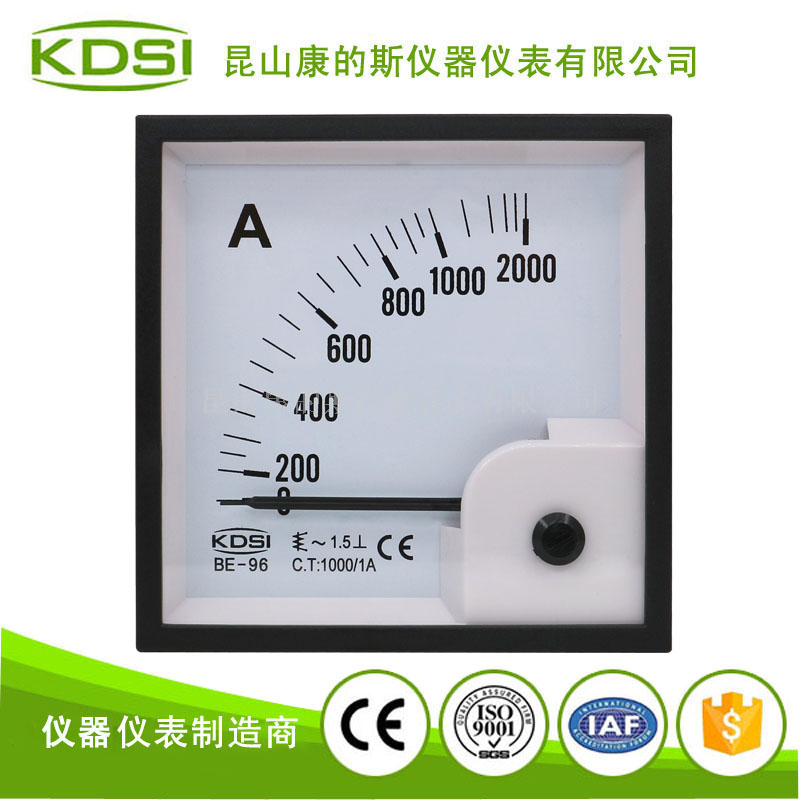 指针式交流电流表 BE-96 AC1000/1A