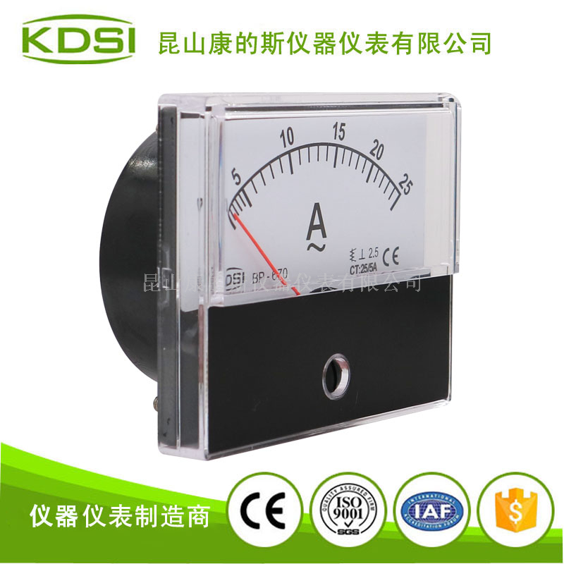 指针式交流测量电表 BP-670 AC25/5A