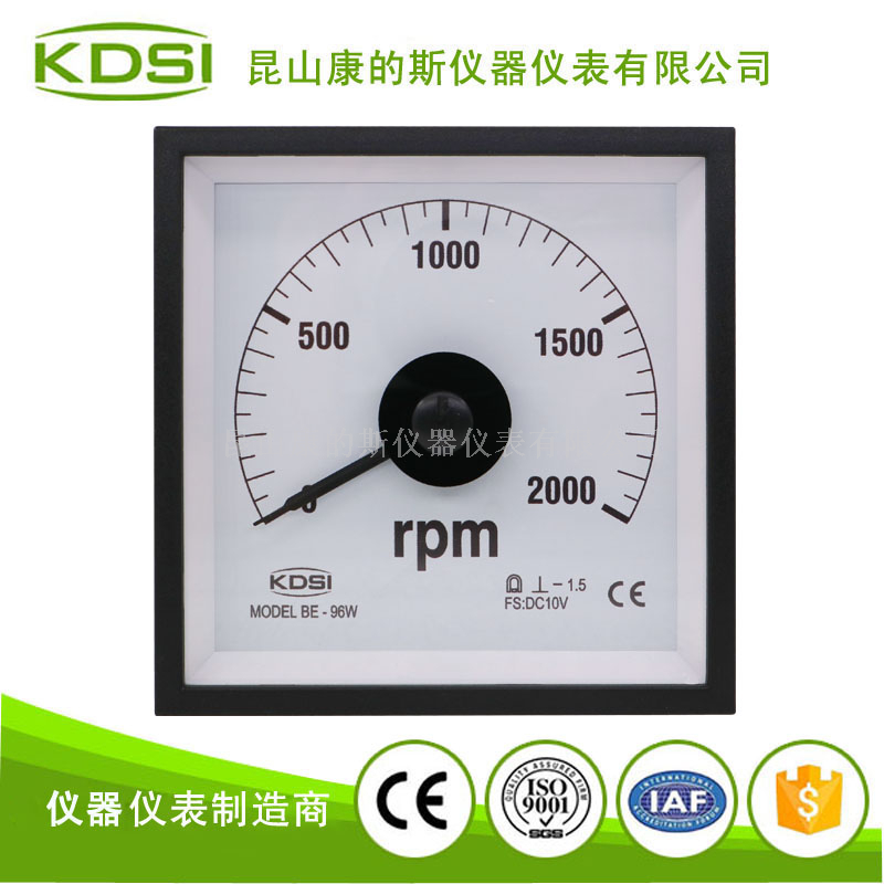 指针式转速表BE-96W DC10V 2000rpm