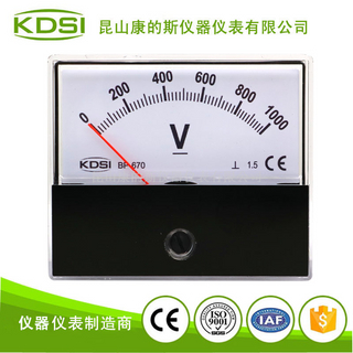 指针式直流电压表BP-670 DC1000V
