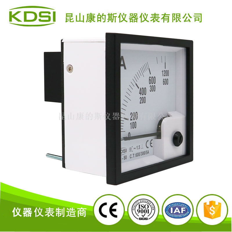 指针式方形电流表头BE-80 AC300/600/5A