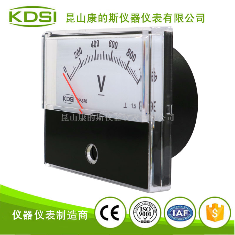 指针式直流电压表BP-670 DC1000V