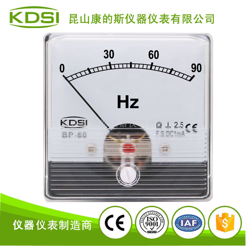 电焊机用指针式频率表BP-60N DC1mA 90Hz