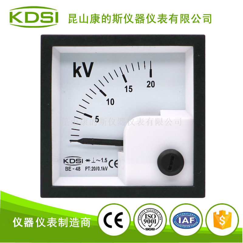 指针式整流型交流电压表 BE-48 AC20KV/0.1KV