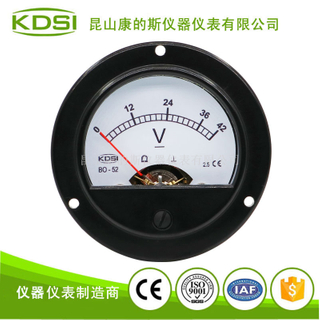指针式圆形直流电压表BO-52 DC42V