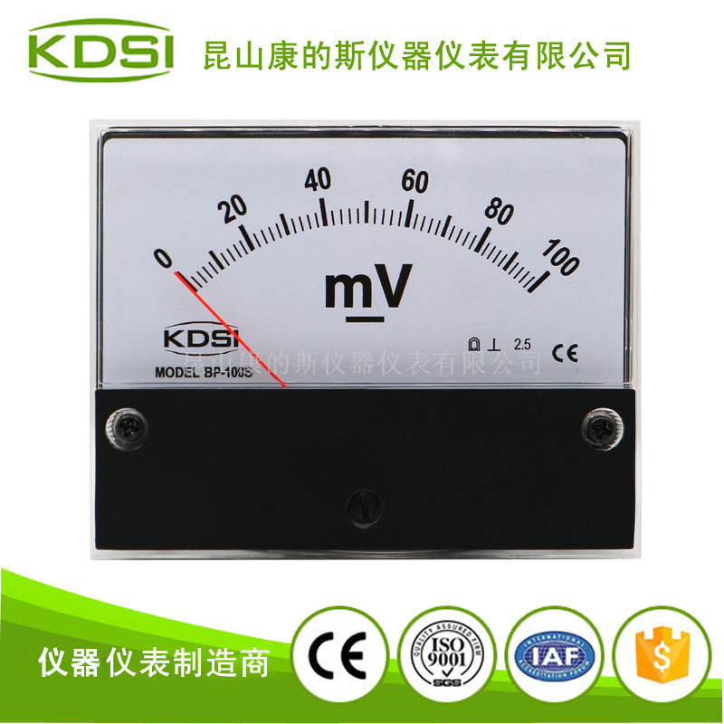 指针式毫伏电压表BP-100S DC100mV