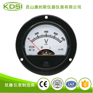指针式圆形直流电压表BO-52 DC800V