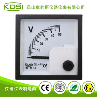 仪表盘指针方形伏特表 BE-48 DC50V