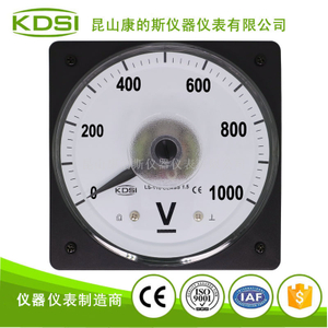 指针式广角度直流电压表LS-110 DC1000V