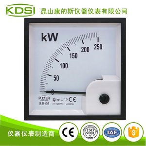 指针式功率表BE-96 250kW 400/5A 380V