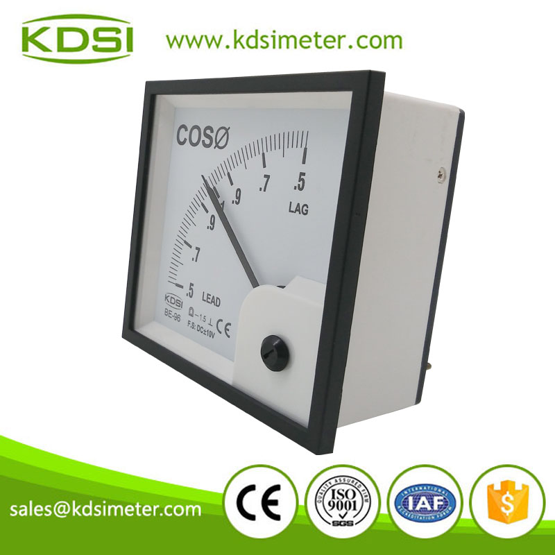 指针式功率因数表 BE-96 DC+-10V COS