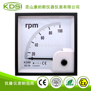 指针式转速表BE-96 AC10V 100rpm整流式