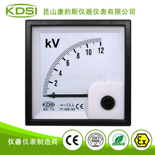 指针式电压表 BE-72 AC12KV 10/0.1KV整流式