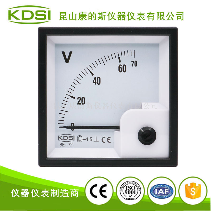 指针式直流伏特表 BE-72 DC70V