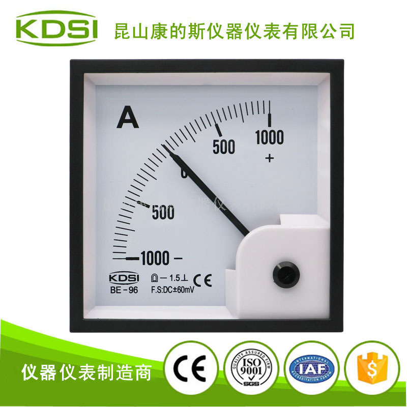 指针式直流电流表BE-96 DC+-60mV+-1000A