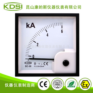 指针式毫安电流表BE-96 DC4-20mA 6kA
