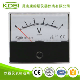 口罩机电压测量用电压表头BP-670 DC5V