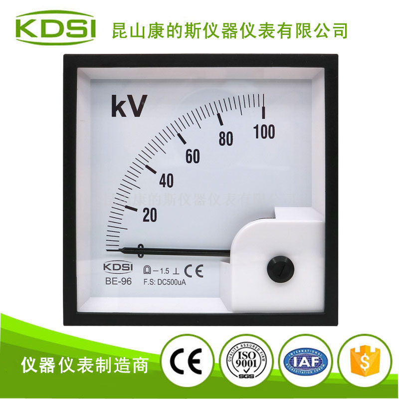 指针式直流电压测量仪表BBE-96 DC500uA 100kV