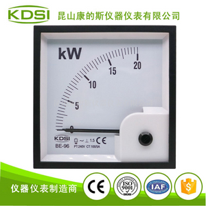 指针式单相功率表BE-96 20kW 100/5A 240V