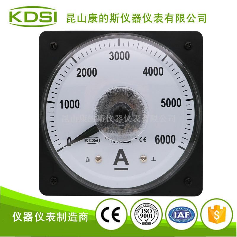 广角度指针式电流表LS-110 DC50mV 6000A