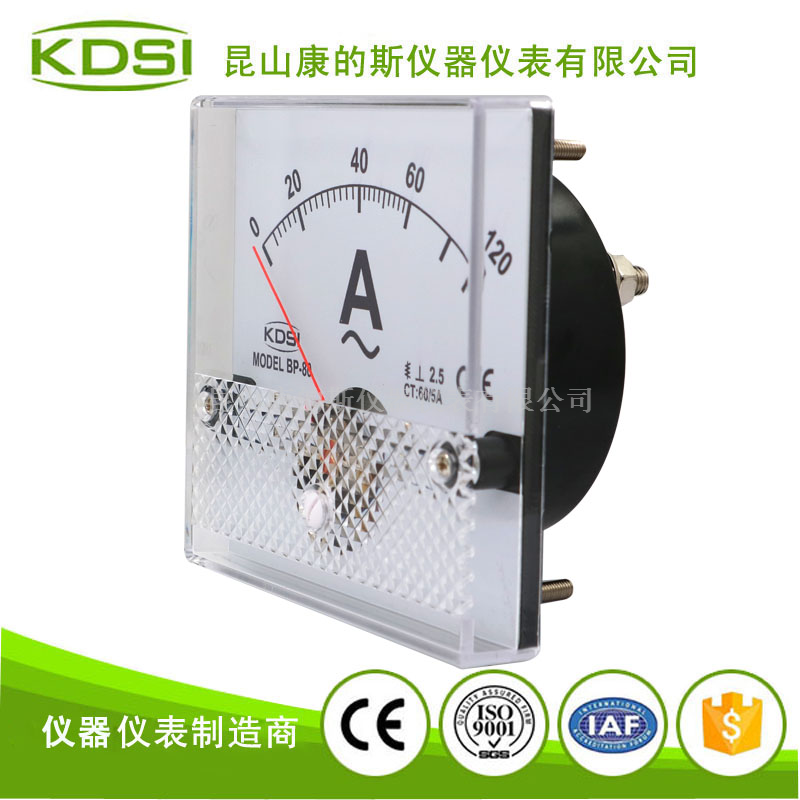 指针式交流电流表BP-80 AC60/5A双倍过载