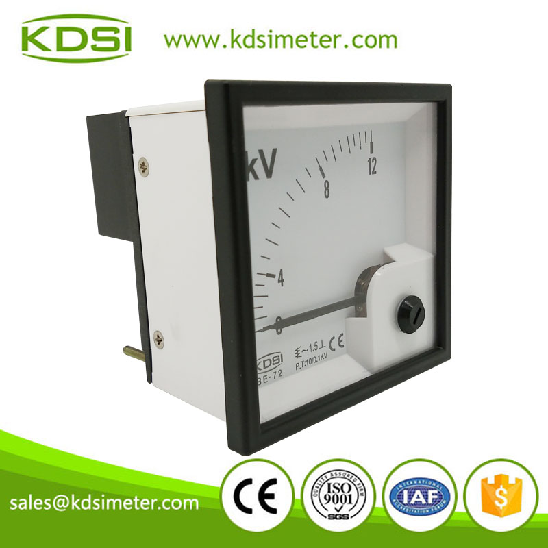 指针式交流电压表 BE-72 AC12KV 10/0.1KV