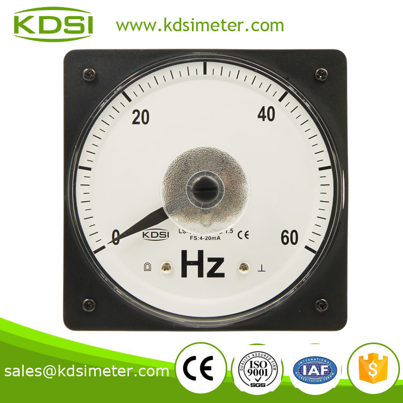 指针式广角度直流电流频率表 LS-110 4-20mA 60HZ