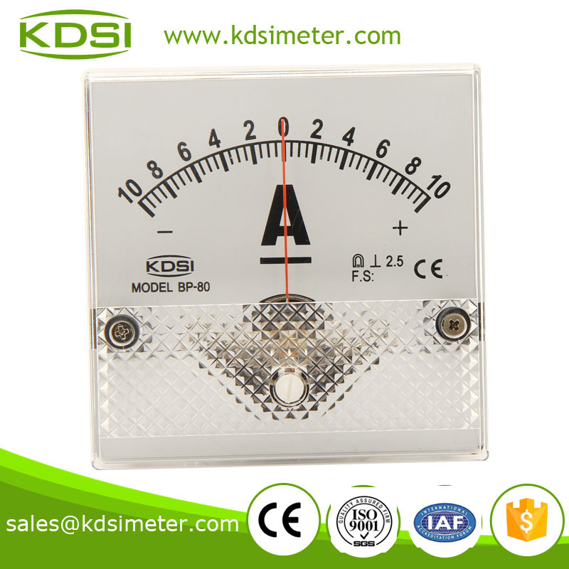 指针式直流电流表正负读数 BP-80 DC+-10A