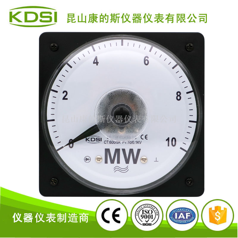 指针式圆形功率表LS-110 10MW 600/5A 10/0.1kV, 广角度指针表, 指针式功率表, 圆形开孔功率表 供应 - 昆山康的斯 ...